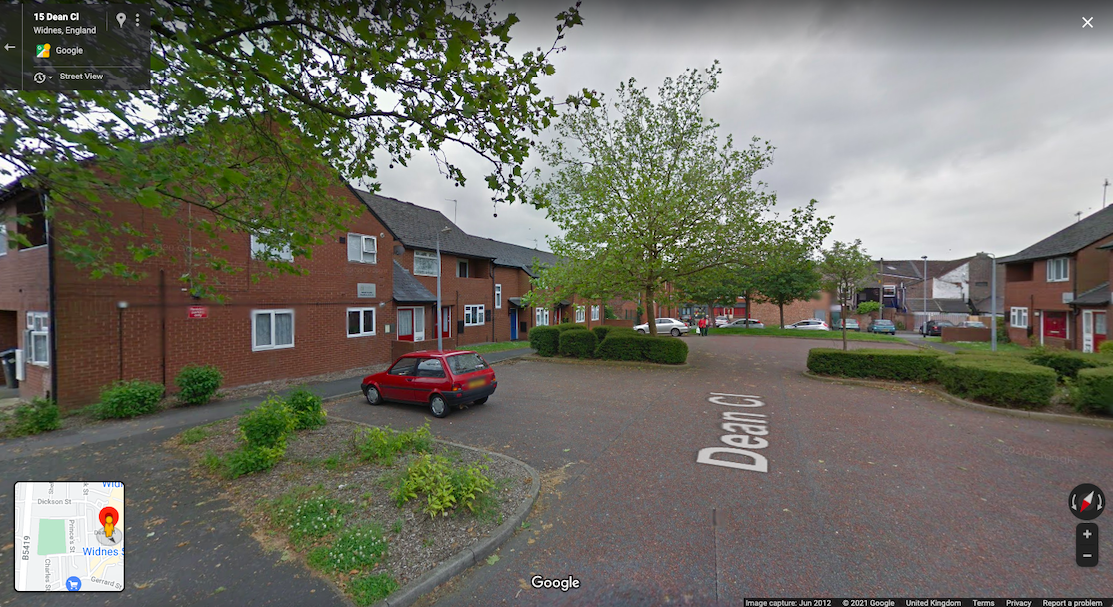 Dean Close from Google Street View